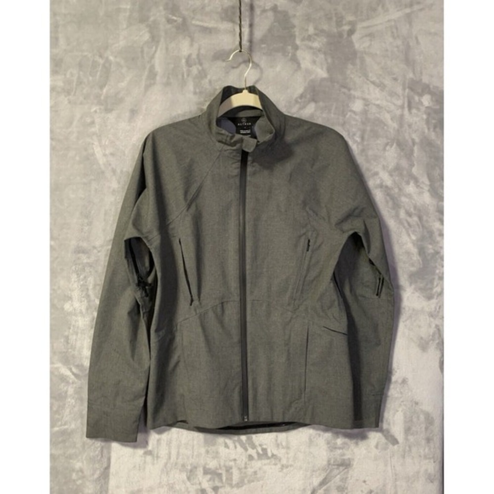Aether Apparel Women's Coat Jacket size 1 Small Gray Technical Fabric Waterproof